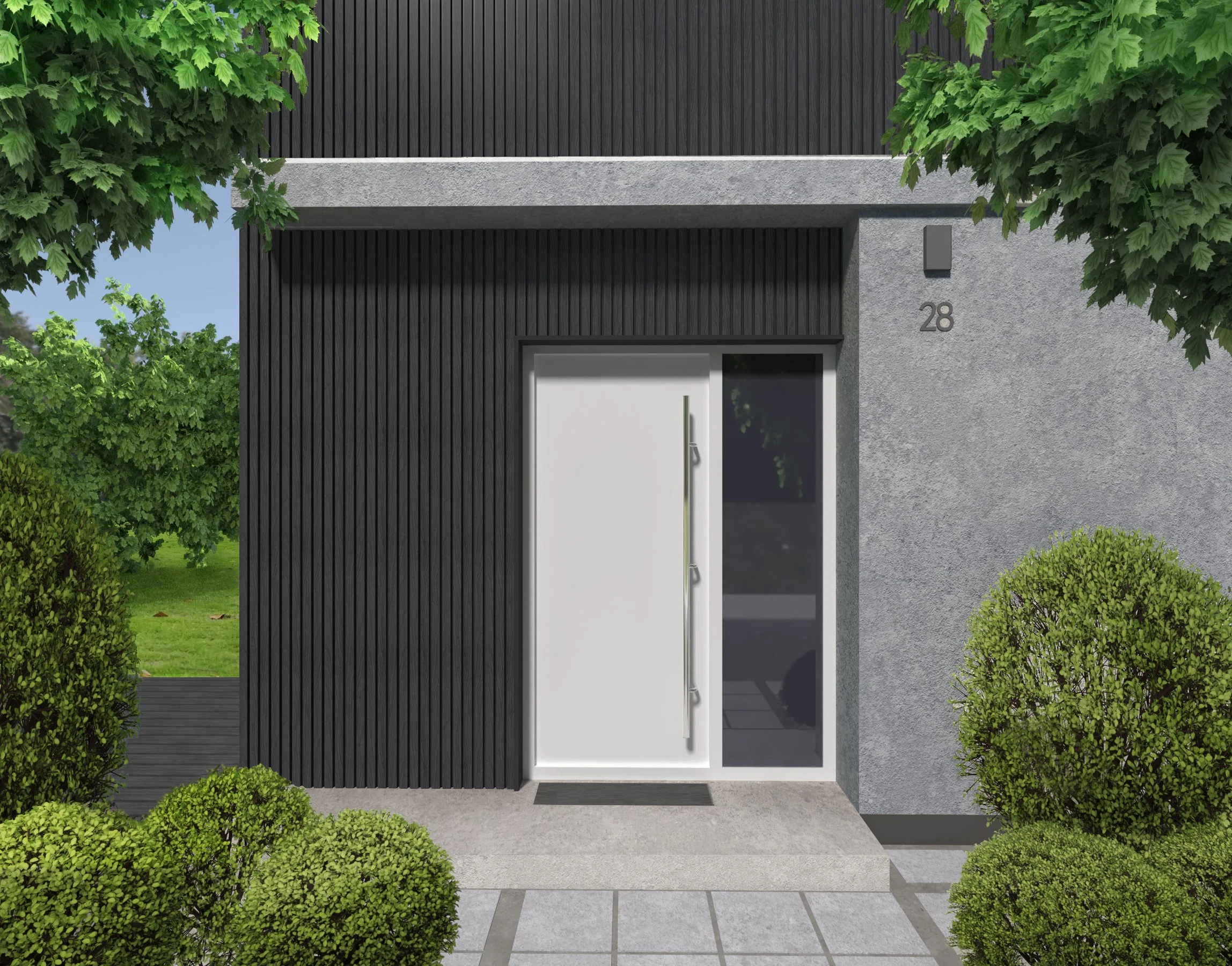 Exterior Wall Cladding Panel Black 290CM | Garden | 3D Wood Grain - Image 5