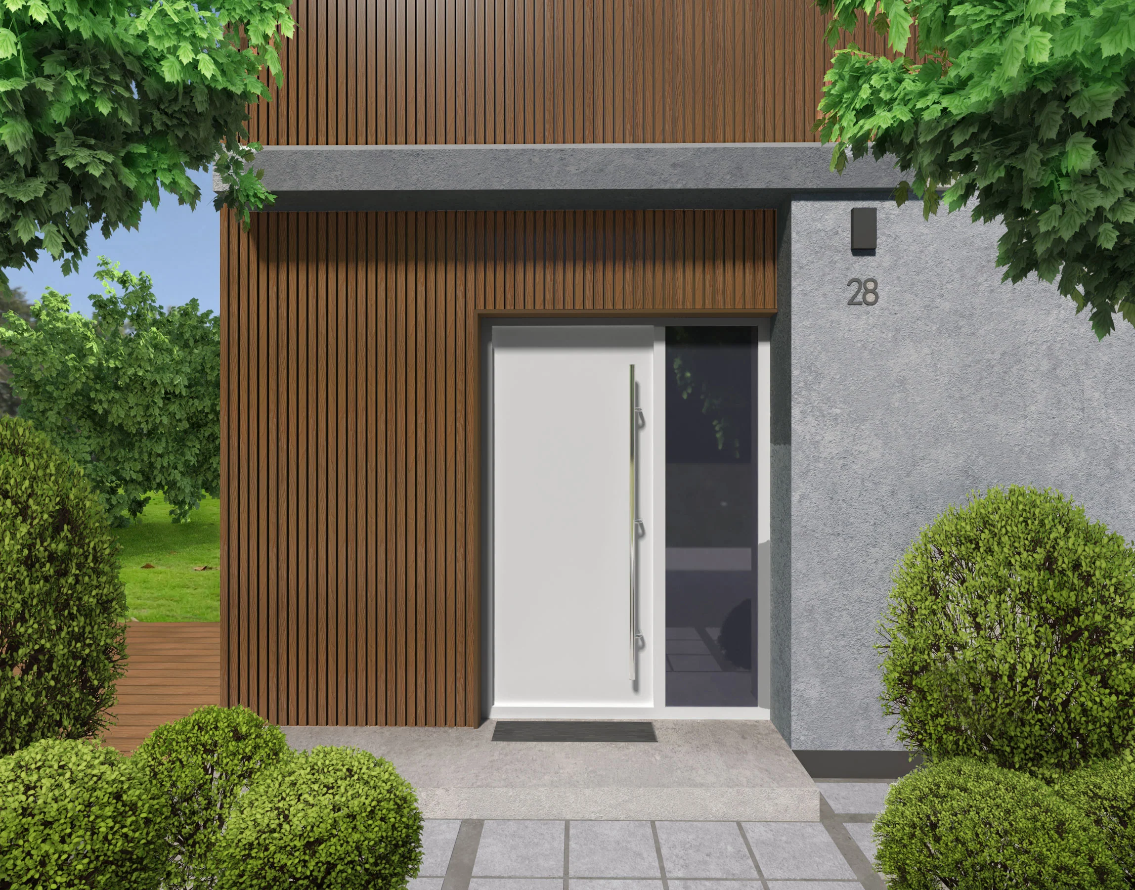 Exterior Wall Cladding Panel Oak 290CM | Garden | 3D Wood Grain - Image 5