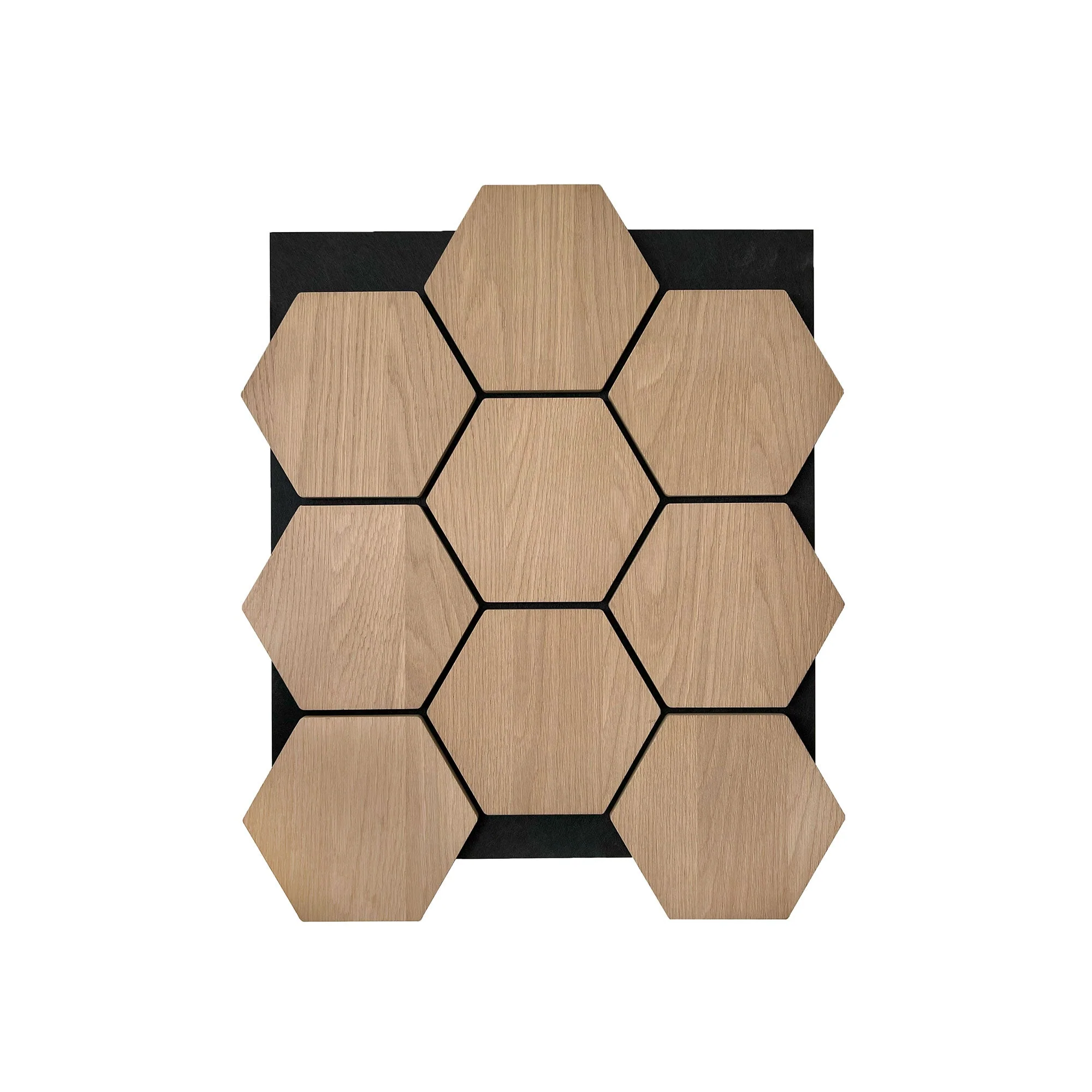 Hexagon Panel Natural Oak 81 cm | Acoustic | Wall Decor - Image 2