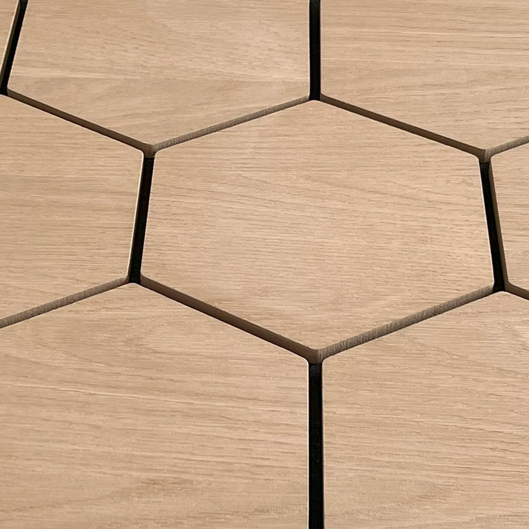 Hexagon Panel Natural Oak 81 cm | Acoustic | Wall Decor - Image 4