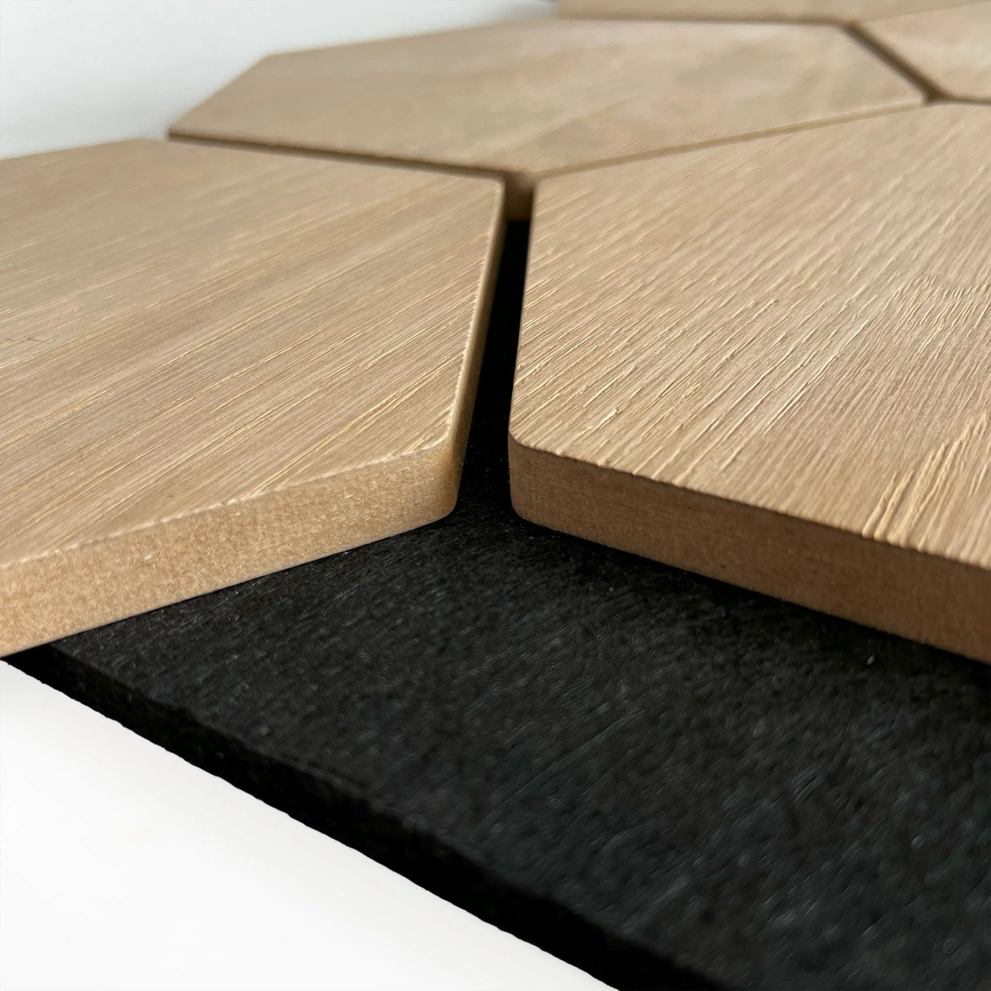Hexagon Panel Natural Oak 81 cm | Acoustic | Wall Decor - Image 5