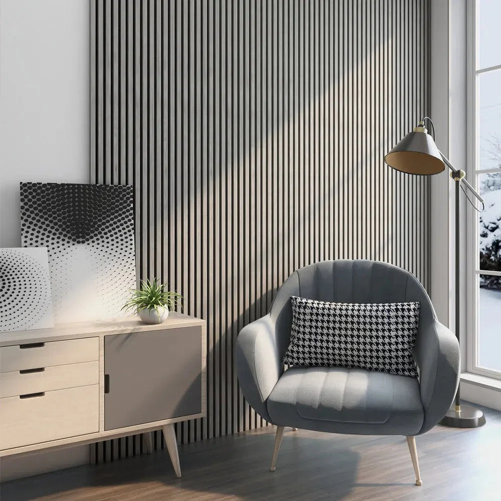 Wooden Wall Panel | Grey Walnut | Premium 3-sided Wood Veneer - Image 4