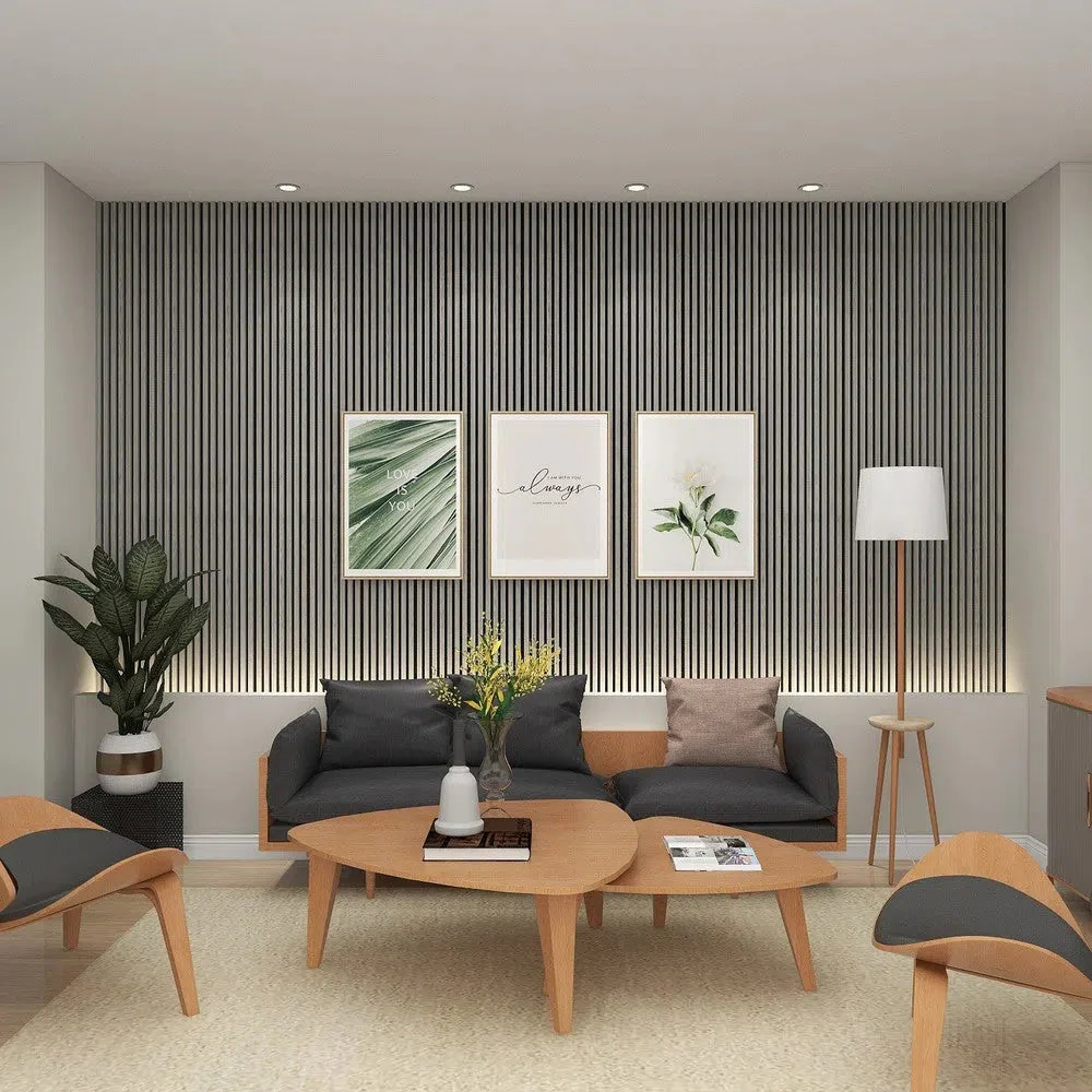 Wooden Wall Panel | Grey Walnut | Premium 3-sided Wood Veneer - Image 8